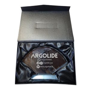 Galvano de Cristal Biselado 22.5x15.5 cm - Personalizable con Grabado Láser | Incluye Caja Premium