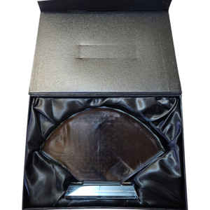 Galvano de Cristal Biselado 22.5x15.5 cm  Incluye Caja Premium