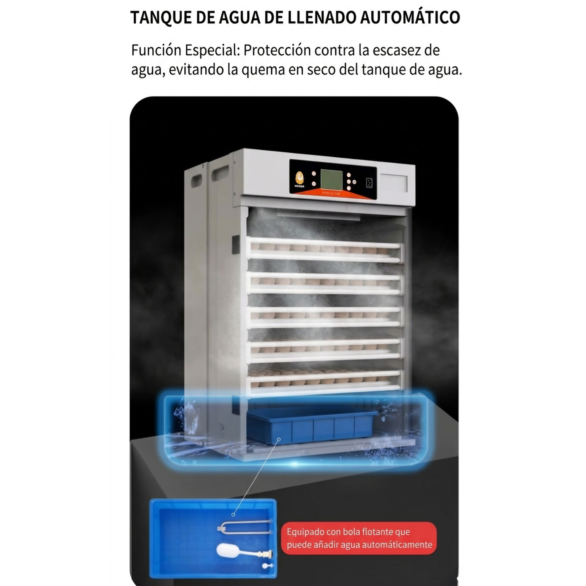 Incubadora Automática Eléctrica Avicolas para Huevos Gallinas | Patos | Codornis | Eclosión Profesional - Imagen 6