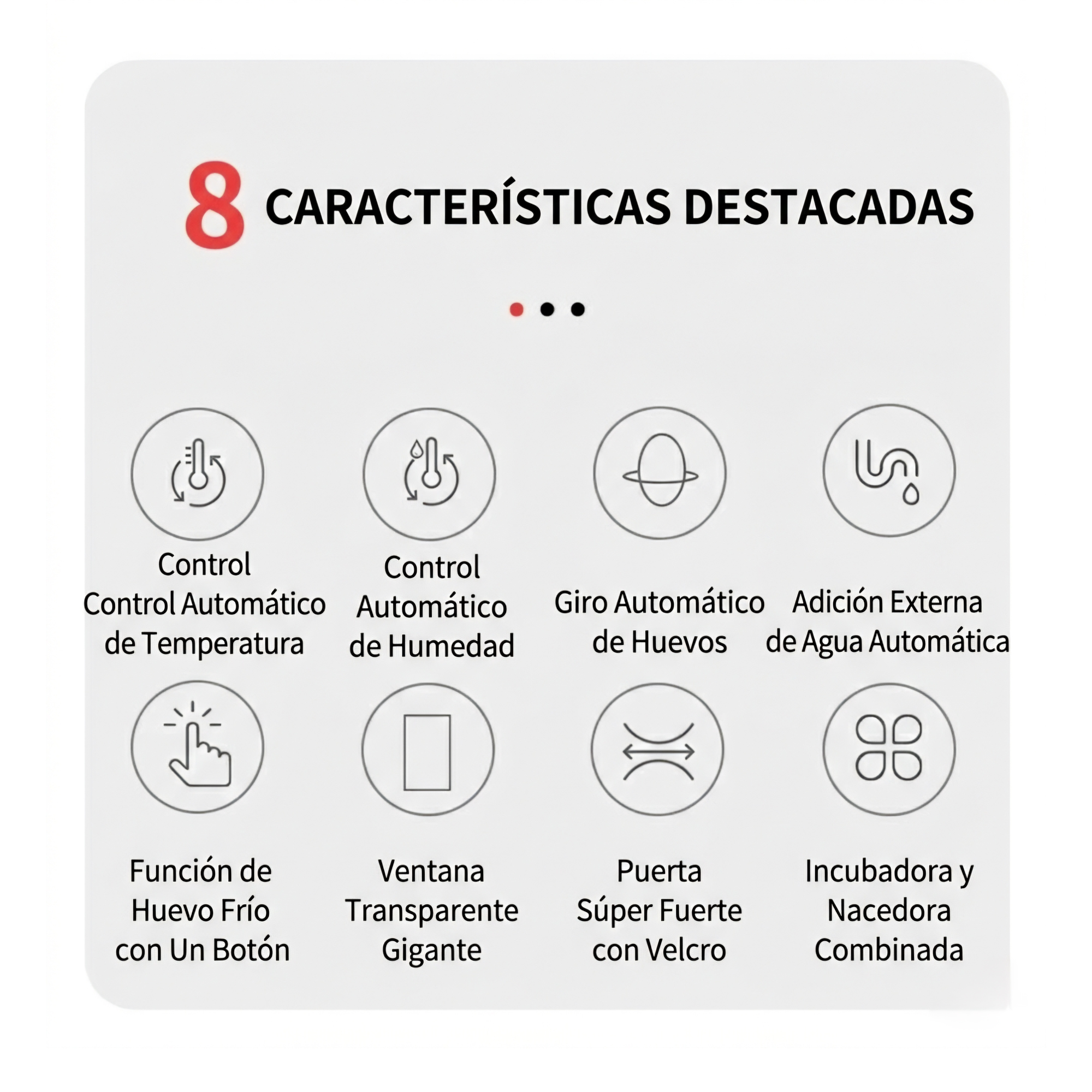 Incubadora Automática Eléctrica Avicolas para Huevos Gallinas | Patos | Codornis | Eclosión Profesional - Imagen 3