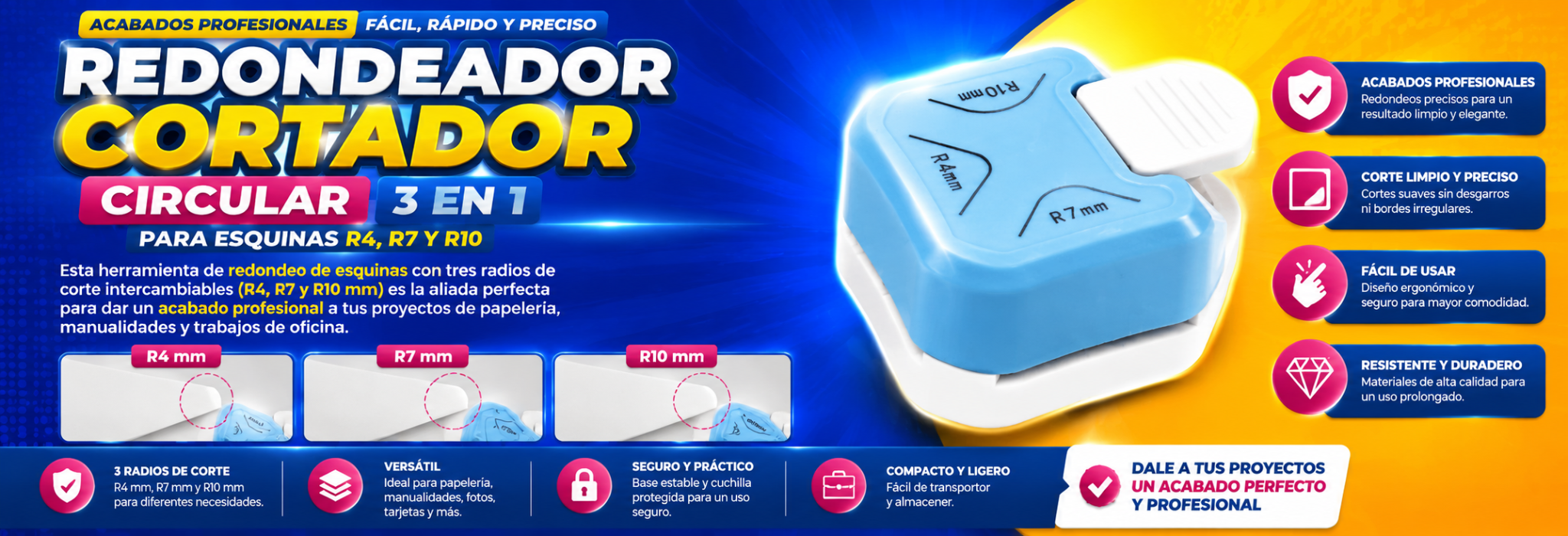 RECORTADOR DE ESQUINAS